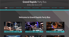 Desktop Screenshot of grpartybus.com